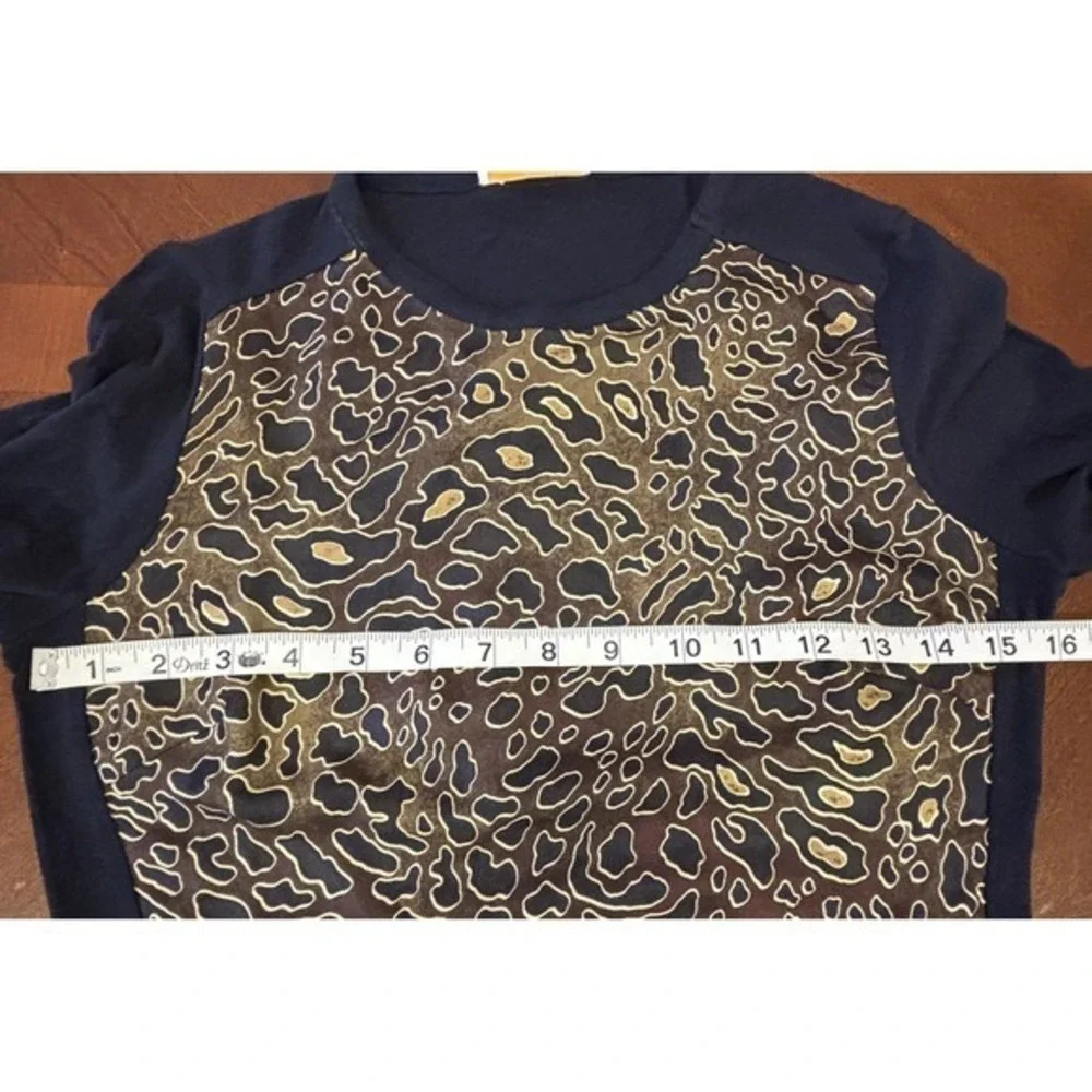Tory Burch Womens Printed Silk Top Blouse Size XS‎